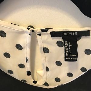 FOREVER 21 BLOUSE POLKA DOT